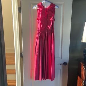 Vibrant Sleeveless Red Dress